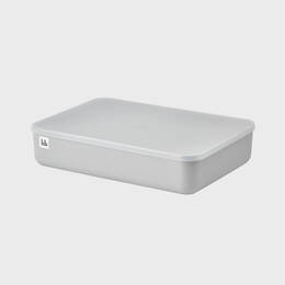 Hộp nhựa đựng đồ chơi (không dùng đựng thực phẩm) LocknLock 6L 365x260x80 mm- Màu xám - INP991GRY